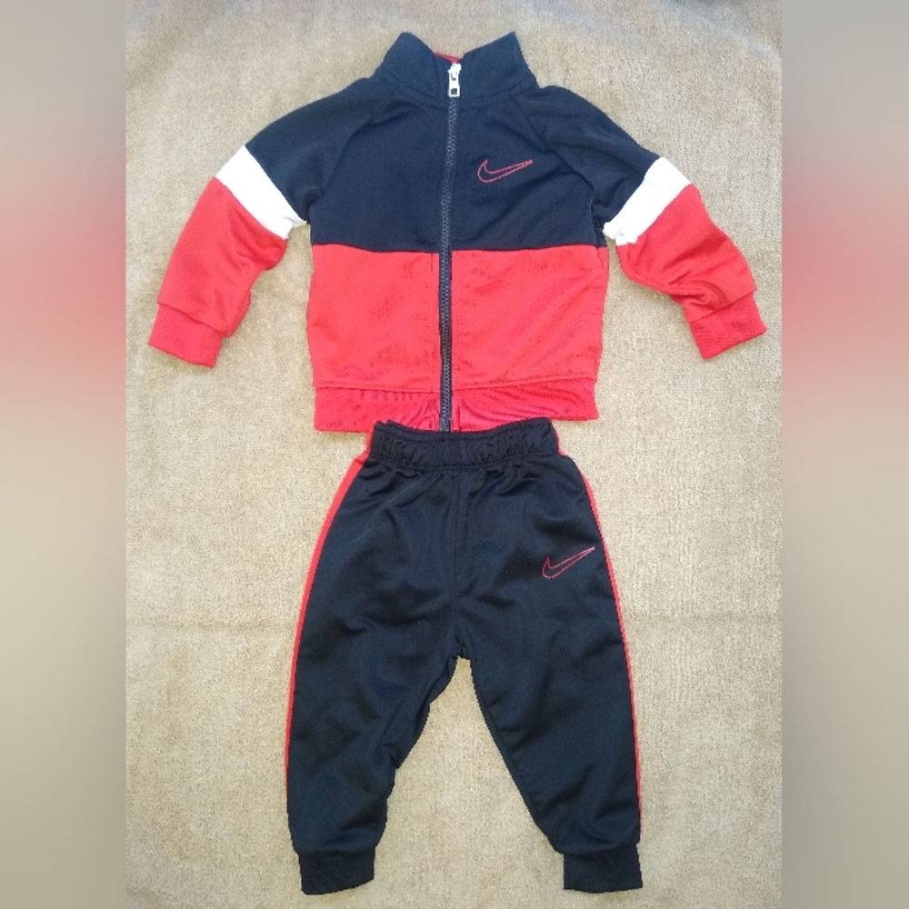 Nike Red and Black Tracksuit for Kids